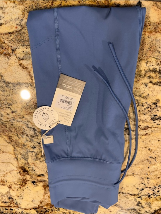 Vuori Pants - Vuori Periwinkle High-Rise Performance Leggings with Drawstring